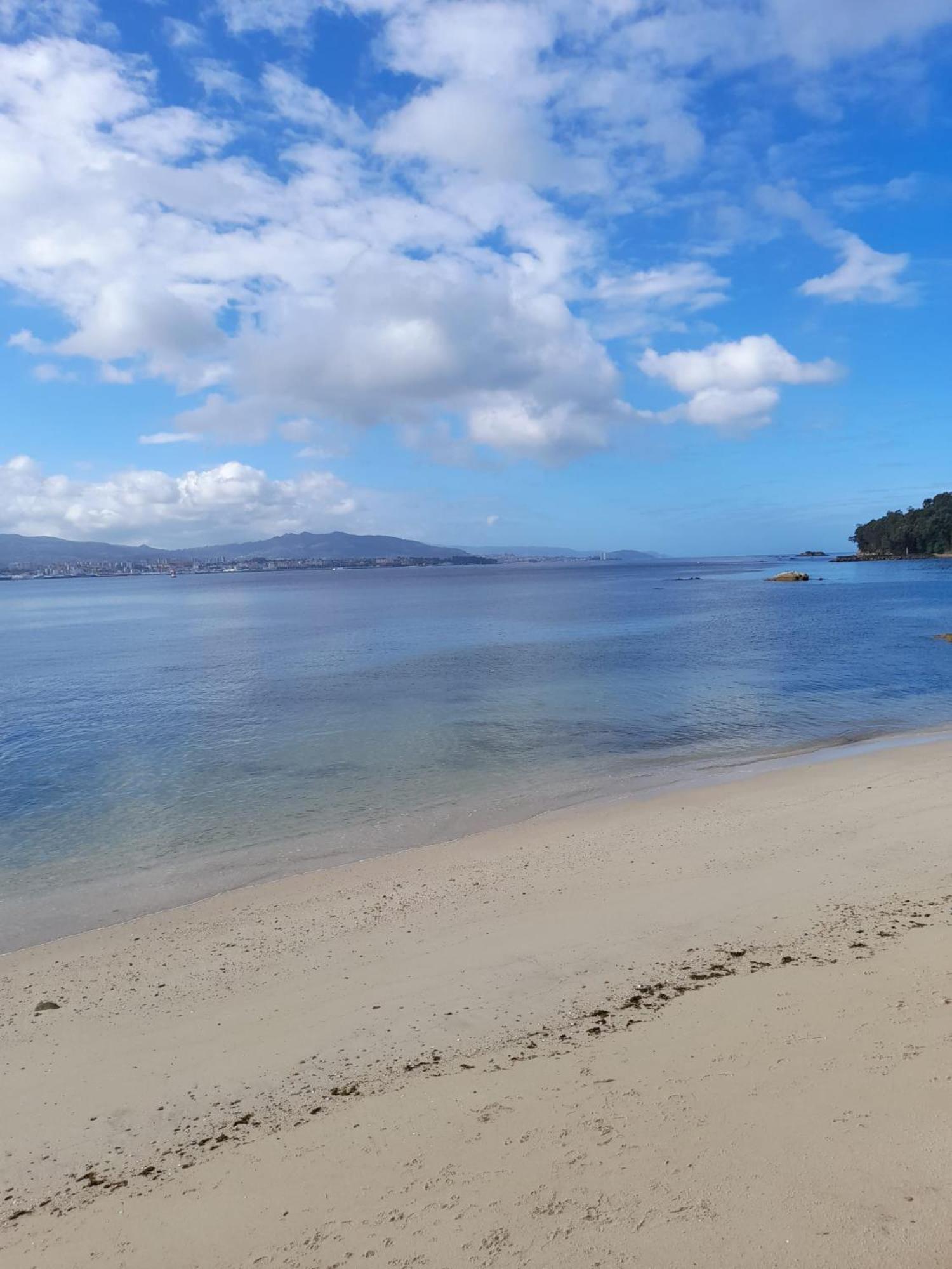 Mirador Do Mar, Encima De La Playa Lejlighed Moaña Eksteriør billede