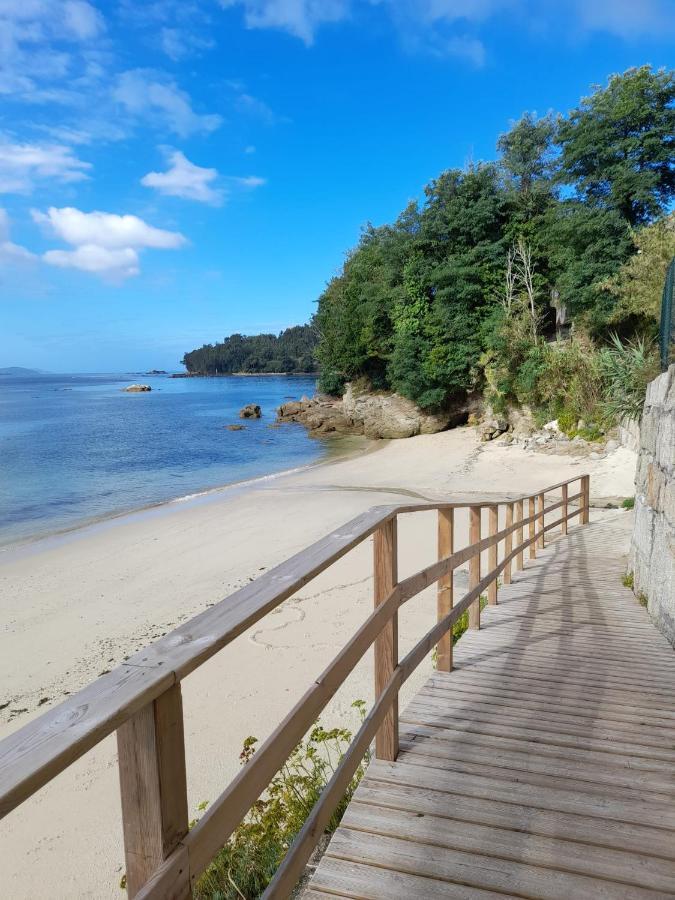 Mirador Do Mar, Encima De La Playa Lejlighed Moaña Eksteriør billede